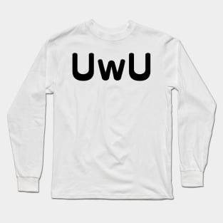 UwU Face Long Sleeve T-Shirt